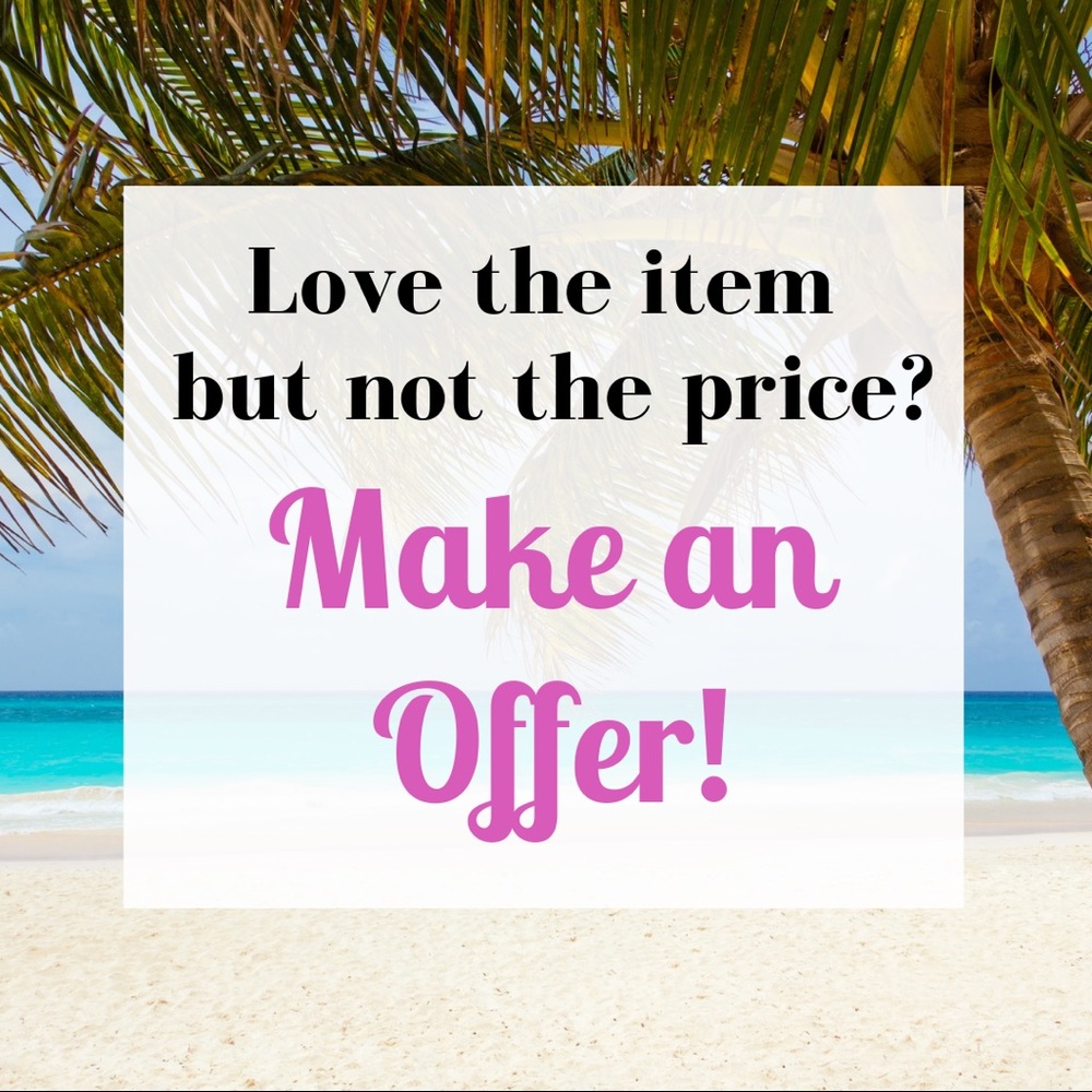 I will not accept low ball offers!